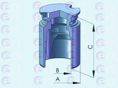ERT 151181-C Piston, brake caliper